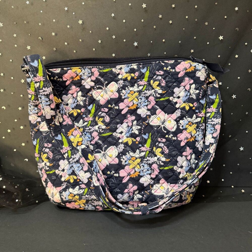 Vera Bradley Bloom Boom Navy Crossbody Bag